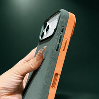 Coque de téléphone magnétique minimaliste de couleur unie pour iPhone, personnalisable