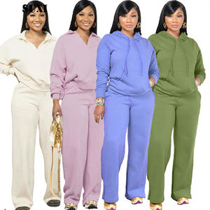 Женский спортивный костюм с капюшоном и длинным рукавом - Product Image 3