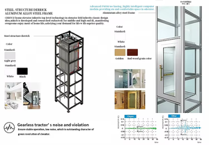 20% de descuento 2-6 pisos, elevador residencial hidráulico personalizado, elevador de Villa de pasajeros con buen precio - Product Image 6