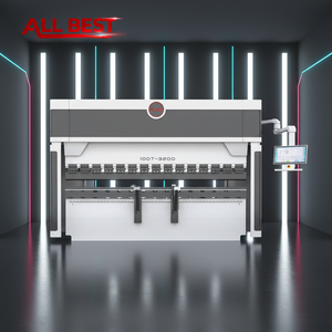 Prensa Plegadora Hidráulica CNC <span class=keywords><strong>de</strong></span> Alta Rentabilidad ALL BEST, 63T 100T 160T, Máquina para Doblar Láminas Metálicas <span class=keywords><strong>de</strong></span> Acero Inoxidable - Product Image 1