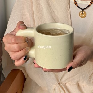 Taza Gruesa Personalizable <span class=keywords><strong>de</strong></span> Estilo Retro con Diseño <span class=keywords><strong>de</strong></span> Salpicaduras <span class=keywords><strong>de</strong></span> Pintura y Cuadros, Taza <span class=keywords><strong>de</strong></span> Café <span class=keywords><strong>de</strong></span> Cerámica <span class=keywords><strong>para</strong></span> Chicas - Product Image 2