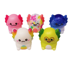 ของเล่นบอลบีบอัดโฟม PU ขนาด 2 นิ้ว รูปทรงอ็อกโซโลตล์ สีสันสดใส บรรจุในแคปซูล บีบแล้วคืนตัวช้า ช่วยคลายเครียด เหมาะสำหรับเด็กอายุ 5-7 ปี ใช้ได้ทั้งเด็กชายและเด็กหญิง - Product Image 4
