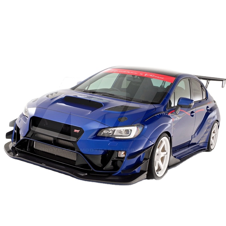 V ArisingIIアルティメットスタイルハーフカーボンファイバーワイドボディキット2015-2016スバルインプレッサ11 Vab Vag Sti