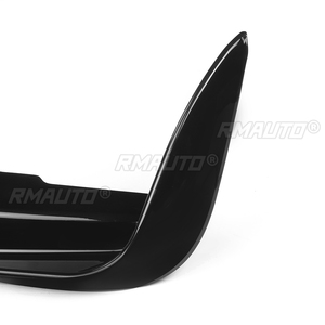 New 2x Front Bumper <b>Splitter</b> Fog Lamp Eyebrow Trim Flap Canards Body Kit for BMW F30 F31 M Sport 2012-2019 Front Side Spoiler - Product Image 5