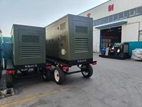 Groupe électrogène industriel robuste de 24 kW 30 kVA refroidi par eau, démarrage électrique, triphasé 380 V 50 Hz 1500 tr/min pour usine, exploitation minière, construction