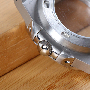 NH35/NH38/NH36 Stainless Steel <b>Watch</b> <b>Case</b> Accessories Sapphire Crystal Silver/Black Strap Fit 29.7mm-30.5mm Men's <b>Watch</b> Parts - Product Image 5