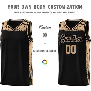 Camiseta de Baloncesto Personalizada con Cualquier Nombre y Número, Cuello en V, Sublimada, Absorbe la Humedad, para Hombres, Jóvenes, Adultos, Unisex - Product Image 5