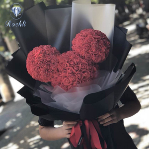 Porta Bouquet vendita calda PE Mickey Bear <span class=keywords><strong>regalo</strong></span> con testa di carta san valentino rosa festa della mamma di nuovo anno di fantasia <span class=keywords><strong>regalo</strong></span> <span class=keywords><strong>per</strong></span> <span class=keywords><strong>moglie</strong></span> - Product Image 5