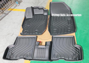 Sortie d'usine qualité stable Durable 3D TPE tapis de sol de voiture tapis de revêtement de sol pour <span class=keywords><strong>Renault</strong></span> Dacia Duster 2020-2023 - Product Image 2