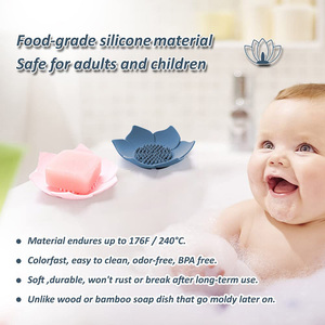 Non-Slip phòng tắm Thanh xà phòng khay <span class=keywords><strong>Silicone</strong></span> xà phòng chủ linh hoạt <span class=keywords><strong>Silicone</strong></span> xà phòng món ăn cho bồn rửa nhà bếp - Product Image 5