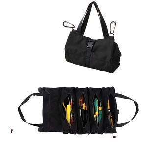 Échantillon gratuit - Sac d'accessoires portable personnalisé - Pochette multi-usages - Étui à outils - Fermeture à glissière - Fabriqué en nylon et polyester durables - Product Image 1
