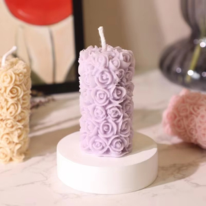 Portavelas <span class=keywords><strong>de</strong></span> Lujo Tallado a Mano Pillar DecorRose, Portavelas sin Humo, Vela Aromática <span class=keywords><strong>para</strong></span> <span class=keywords><strong>Cumpleaños</strong></span> y Día <span class=keywords><strong>de</strong></span> San Valentín - Product Image 4