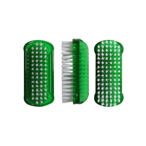 Brosse à ongles synthétique à poils doux pour le nettoyage de la poussière des ongles, 32g, couleur verte - Product Image 1