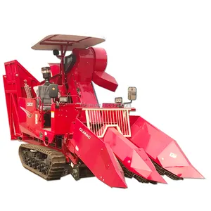 New Farm used automatic corn harvester combine maize harvesting machine cosechadora de maiz mini corn harvester with tractor