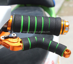 Poignées universelles colorées en <span class=keywords><strong>mousse</strong></span> souple pour moto et Scooter, multi-types, 4 pièces, offre spéciale - Product Image 4