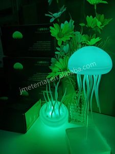 USB Replaceable Night Light Diy <strong>Jellyfish</strong> <strong>Lamp</strong> Smart Voice Control Art Decor Study Coffee Shop Bar Bedside Table <strong>Lamps</strong> - Product Image 5