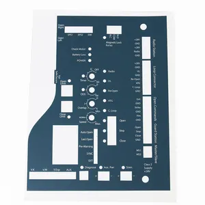 Custom Vinyl Circle Labels Printing Adhesive Paper Light On Switch Board Panel Round Sticker For Socket