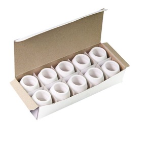 P80 Ceramic Nozzle Protector For Plasma Cutting Torch 30-60 A Stainless Steel National Standard - Product Image 1