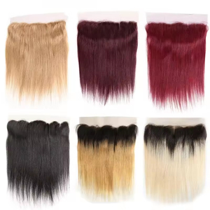 Bán Buôn #33 Màu Đỏ Màu Nâu Cơ Thể Sóng Tóc Con Người Bó Lớp Biểu Bì Phù Hợp Nguyên Liệu Tóc Trinh Nữ Miến Điện Bó Xoăn Với Phía Trước - Product Image 4