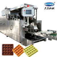Nouvelle ligne de production et machine automatiques de gaufres et biscuits SKYWIN haute capacité 6-8 tonnes en acier inoxydable – Meilleur prix