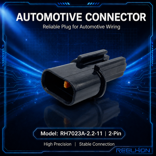 Reelhon 2 Pin RH7023A-2.2-11 High Performance Quick Connector Adapters Connectors Waterproof for Auto Automotive Wiring