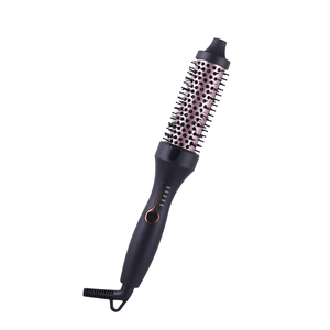 Lidow gốm nhiệt tóc bàn chải LCD hiển thị nhiệt độ hồng ngoại Tourmaline ion uốn sắt Volumizing Bàn chải tóc điện - Product Image 2
