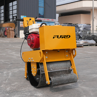 Mini-compacteur routier à tambour unique, autoporté