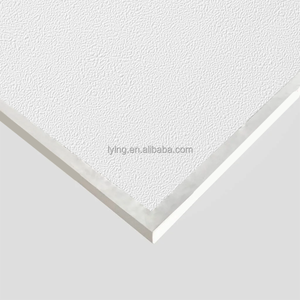 Pannello per Controsoffitto in PVC Ignifugo 2x2, Lastra Decorativa per Soffitto con Rivestimento in Alluminio, Produzione Cinese - Product Image 1