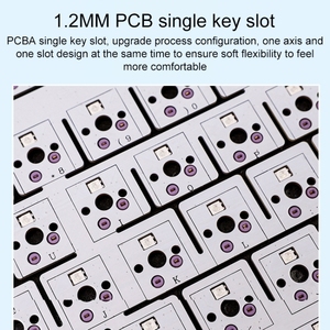 <span class=keywords><strong>Tastiera</strong></span> Meccanica AULA F75 di Alta Gamma, 80 Tasti, Cablata/2.4G/Wireless, Tre Modalità, RGB Personalizzabile - Product Image 6