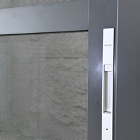 Fenêtre coulissante moderne insonorisée à cadre en aluminium et verre, avec moustiquaire en acier inoxydable pour chambre à coucher, fenêtre à double vitrage peu encombrante