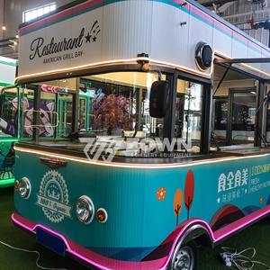 Fully Equipped Electric Fiberglass Stainless Steel Ice Cream Hotdog <b>Chips</b> Snack Multifunctional Mobile Food Trailer Food - Product Image 3