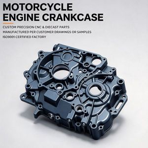 Ensemble de carter et de boîtier de moteur de moto sur mesure, moulé sous pression et usiné par CNC - Product Image 1