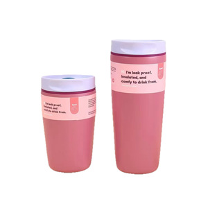 Nouvelle tasse à café simple grande capacité en acier inoxydable 304, tasse isotherme double paroi portable pour boire directement - Product Image 6