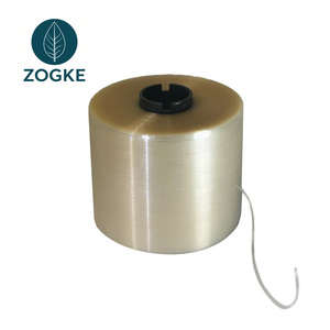 Cinta de Embalaje Transparente de Seguridad PET BOPP con Hilo de Seguridad, Adhesivo Fuerte, Texto Blanco Personalizado, Tira Desprendible, Termofusible - Product Image 6