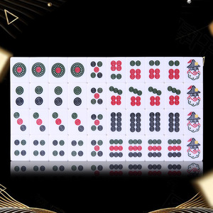 Juego de Mahjong de Cristal Acrílico de 36 mm, 88 Piezas, Estilo Singapur Malasia, para 3 Jugadores - Product Image 3