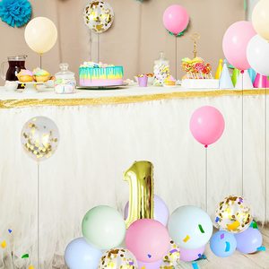 Macaroon latex tự làm bóng bay trẻ em bóng garlad Ballon Bleu Hoa Bóng bay Garland cho Đảng trang trí - Product Image 5