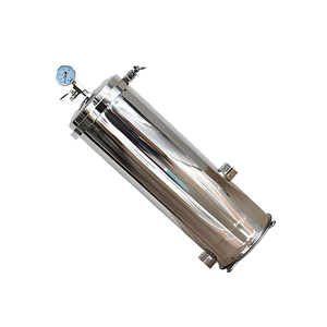 Carcasa de Filtro de <span class=keywords><strong>Cartucho</strong></span> de 3 Núcleos de Acero Inoxidable Premium de 20 Pulgadas con Alta Eficiencia y Buena Calidad para Sistemas de Ósmosis Inversa - Product Image 2