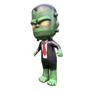 Disfraz Inflable <span class=keywords><strong>de</strong></span> Zombie <span class=keywords><strong>Extraterrestre</strong></span> Frankenstein para Adultos, Disfraz <span class=keywords><strong>de</strong></span> Mascota Humana Horrible - Product Image 3