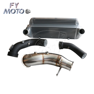 Thiết Kế Độc Đáo Bán Nóng Intercooler + Downpipe + Chargepipe Cho BMW 335i 435i M235i F20 F30 F32 F22 N55 N20 2012-2018 - Product Image 1