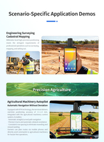 Terminal de données mobile robuste Android TC60-RTK avec NFC, ordinateur portable, topographie cinématique en temps réel, agricole, cadastre