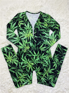 Prezzo di fabbrica Su Misura delle donne del progettista sexy tutina manica lunga pantaloni lunghi tutina pigiami per adulti onsie per le donne - Product Image 5