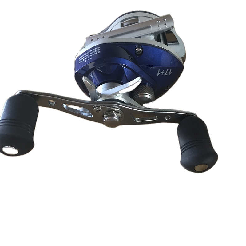 STACO 7.1 Gear Ratio Baitcasting Reel - 17+1 Bearings, Blue Spool for Lake & Ocean Fishing, Lightweight & Durable Design STACO 7.1 Gear Ratio Baitcasting Reel - 17+1 Bearings, Blue Spool for Lake & Ocean Fishing, Lightweight & Durable Design