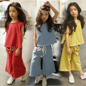 Veste de sport et pantalon large pour filles, ensemble deux pièces pour filles, vêtements pour enfants, acheter directement auprès du fabricant chinois - Product Image 4