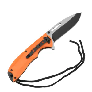 PK-1148 Orange Factory Sales Pocket Folding Camping Knife Supply Survival Tools Knife For Outdoor
