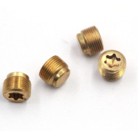 Vis sans tête Torx M3 M4 M5 M6 en laiton inoxydable, embout de tuyau hexagonal creux, embout de tuyau, de 1/8 ", 1/4 ", 3/8 ", 1/2 ", 3/4 ", fabrication chinoise