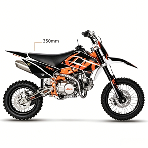 Moto tout-terrain KAYO TD125 Pit Bike 123,6 cm³ 4 temps à carburateur, boîte manuelle 4 vitesses, démarrage au kick, réservoir de carburant 5,5 L, pour adultes - Product Image 5