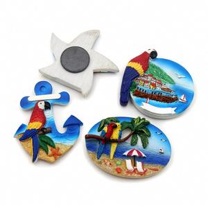 Around the World Refrigerator Chicago Tin <b>Fridge</b> Custom Photo Travel Souvenir Magnet - Product Image 5