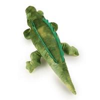 Nouveauté : Peluche d'alligator sauvage réaliste, personnalisable OEM/ODM, jouet en peluche souple, crocodile