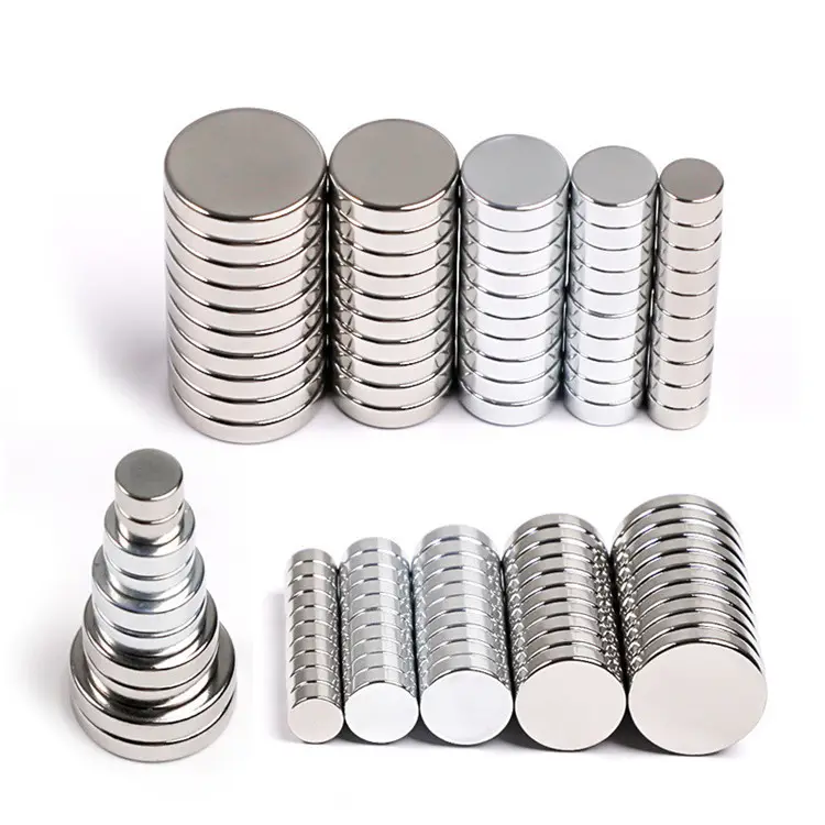 Cheap Small N35 N52 Magnet Bar Disc Neodymium Ndfeb Magnet Rod Magnetic Materials Rare Earth Magnets Cylinder For Sale