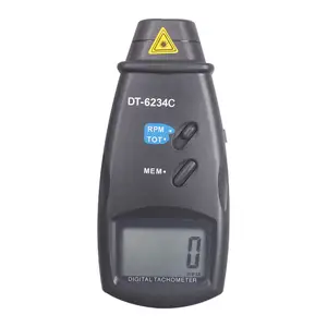 सटीक माप के लिए DT-6234C डिजिटल फोटो टैकोमीटर गति मापने वाले उपकरण